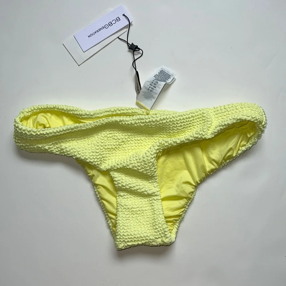 BCBGeneration Lemon yellow Bikini bottom Small - Picture 1 of 10